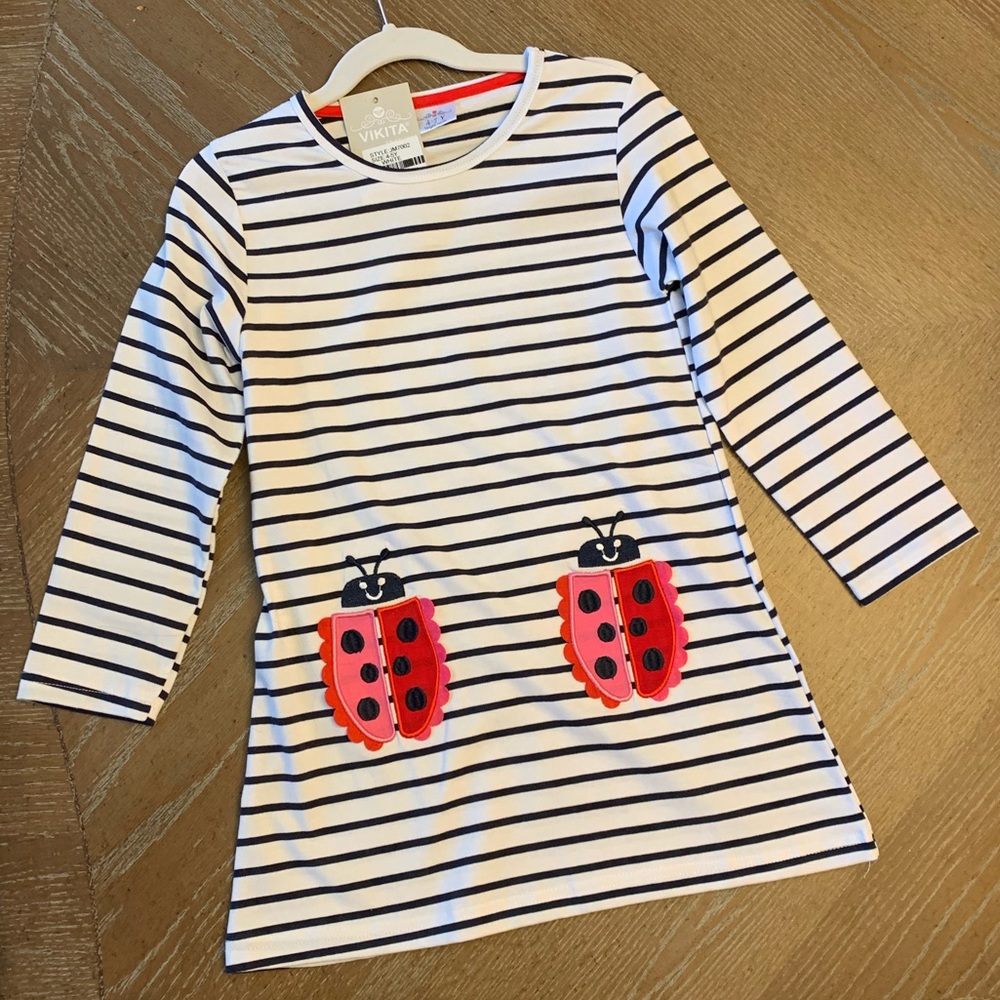5T Ladybug Dress